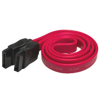 Akyga AK-CA-27 cable de SATA 0,5 m Rojo