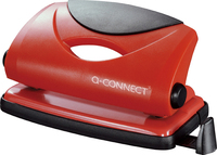 Q-CONNECT Light Duty Perforator perforatore e accessori 10 fogli Nero, Rosso
