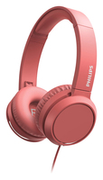 Philips 3000 series TAH4105RD/00 hoofdtelefoon/headset Bedraad Hoofdband Oproepen/muziek Rood