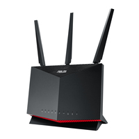 ASUS RT-AX86S vezetéknélküli router Gigabit Ethernet Kétsávos (2,4 GHz / 5 GHz) Fekete