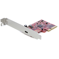 StarTech.com Scheda PCIe USB 3.2 Gen 2x2 a 1 porta - USB-C SuperSpeed 20Gbps PCI Express 3.0 x4- Host Controller Card - USB Type-C PCIe Add-On Adapter Card - Scheda di espansion...