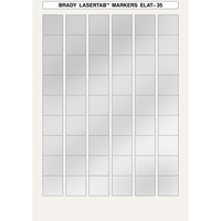 Brady ELAT-35-773-2.5 printer label Silver Self-adhesive printer label
