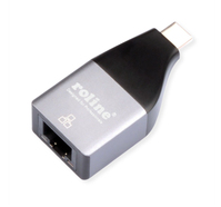 ROLINE 12.02.1110 adattatore per inversione del genere dei cavi USB Type C RJ-45 Argento
