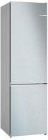 Bosch Serie 4 KGN392LDF kombinált hűtőszekrény Szabadonálló 363 L D Rozsdamentes acél