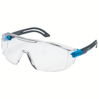 Uvex i-lite Schutzbrille Kunststoff Blau, Grau