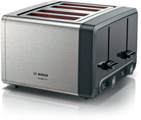 Bosch TAT4P440GB toaster 5 4 slice(s) 1940 W Black, Stainless steel