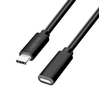 LogiLink CU0211 USB Kabel USB 2.0 2 m USB C Schwarz