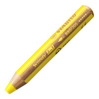 STABILO woody 3 in 1, multitalent kleurpotlood, geel, per stuk