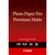 Canon PM-101 Premium-Fotopapier matt A4, 20 Blatt