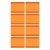 Avery 59370 étiquette auto-collante Rectangle aux angles arrondis Orange 40 pièce(s)
