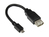 Alcasa 2511-OTG USB-kabel 0,1 m USB 2.0 Micro-USB B USB A Zwart