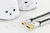 Ednet USB 2.0 Anschlusskabel, Typ A - Mini B St/St, 1,8m, High Speed, Typ A wendbar, gold, sw