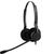 Jabra Biz 2300 Duo Headset Vezetékes Fejpánt Iroda/telefonos ügyfélközpont Bluetooth Fekete
