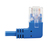 Tripp Lite N204-S10-BL-RA Right-Angle Cat6 Gigabit Molded Slim UTP Ethernet Cable (RJ45 Right-Angle M to RJ45 M), Blue, 10 ft. (3.05 m)