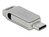 DeLOCK 54075 USB-Stick 64 GB USB Type-A / USB Type-C 3.2 Gen 1 (3.1 Gen 1) Silber