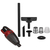 Toolcraft TO-6448068 handheld vacuum Black, Red Bagless