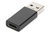 ASSMANN Electronic AK-300524-000-S csatlakozó átlakító USB A USB-C Fekete