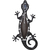 Star Trading Gecko Leichte Dekorationsfigur 10 Glühbirne(n) LED 0,4 W