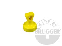 Starker Griffmagnet ø17mm aus Neodym mit Öse in der Farbe gelb