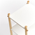Kinder-Regal, MDF; Gummibaum, 35x35x58,5 cm. Farbe: weiß. Das nordische Design