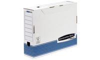 Fellowes Boîte d'archives Bankers Box SYSTEM, 100 mm, bleu (5323601)