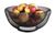 APS Corbeille à pain et à fruits WIRE, rond, noir (6450695)