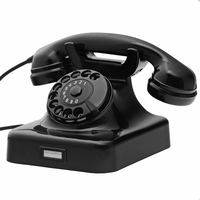 Nostalgietelefon W48, schwarz
