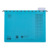 ELBA chic ULTIMATE Hängehefter, DIN A4, 240 g/m² starker Kraft-Karton, für ca. 200 DIN A4-Blätter, für kaufmännische Heftung, mit Komfort-Sichtreiter, mit Daumenausschnitt, blau
