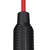 Relaxdays Swingstick, Fitness Schwingstab für Vibrationstraining & Tiefenmuskulatur, flexibel, Fiberglas, 160 cm, rot