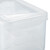 Relaxdays Eiswürfelform Set, 4 Eiswürfelschalen, BPA-frei, Behälter und Deckel, 48 Eiswürfel, Kunststoff, transparent