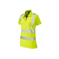 Pippacott Ladies Hi-vis Yellow Short Sleeve Polo Shirt 5XL-6XL - Size 4XL 22