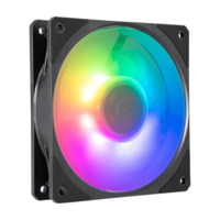 COOLER MASTER Rendszerhűtő Ventilátor MOBIUS 120P ARGB Gen2, 12cm, fekete