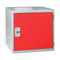 One Compartment Cube Locker D450mm Red Door MC00101