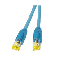 Cat. 6a, RJ45 Patchkabel HRS TM31 S/FTP Dätwyler 1200MHz 1,0m blau