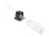 Kabelhalter mit Verschlussclip selbstklebend schwarz 10 Stück, Delock® [60247]