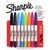 Sharpie Twin Tip Permanent Marker 0.5mm and 0.7mm Line Assorted Colours (Pack 8)