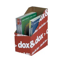 Portariviste Dox&Dox Rexel - Dorso 17,5 cm - 1600176 (Rosso Conf. 12)
