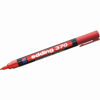 Permanentmarker edding 370 rot