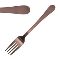 Olympia Cyprium Copper Dessert Fork Made of 18/10 Stainless Steel 183(L)mm