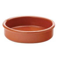 Terracotta Tapas Dish in Brown Made of Earthenware 100mm 100(�)mm / 4"