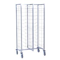 Tournus Self Clearing Trolley - 24 Levels in Stainless Steel