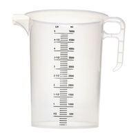 Pro-Measures Measuring Jug - Polypropylene with Ergonomically Handle - 5L