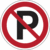 Sicherheitskennzeichnung - Parken verboten, Rot/Schwarz, 10 cm, Kunststoff, 4 m