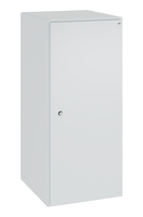 C+P Stahl-Garderobenschrank FlexOffice Prefino, 1 Abteil, H950B400T525 mm, Licht