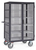 fetra® ESD-Kastenwagen, 1000 x 680 mm, mit Türen, elektrisch leitfähig, abschließbar