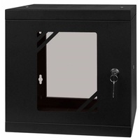 Stalflex 6U fali rack szekrény 10" 300mm fekete (RC10-6U-300GB)