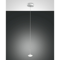 Fabas Luce HALE LED Pendelleuchte, Ø 10cm, weiß