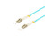 LWL-Duplex Patchkabel LC/LC 50/125µ, OM3, aqua, 1,0m