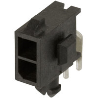TE 3-794618-2 Micro Mate-N-Lok Male Header THT Right Angle Boardlock 2P Black