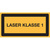 Aufkleber Laser Klasse 1, Folie, 100 x 50 mm